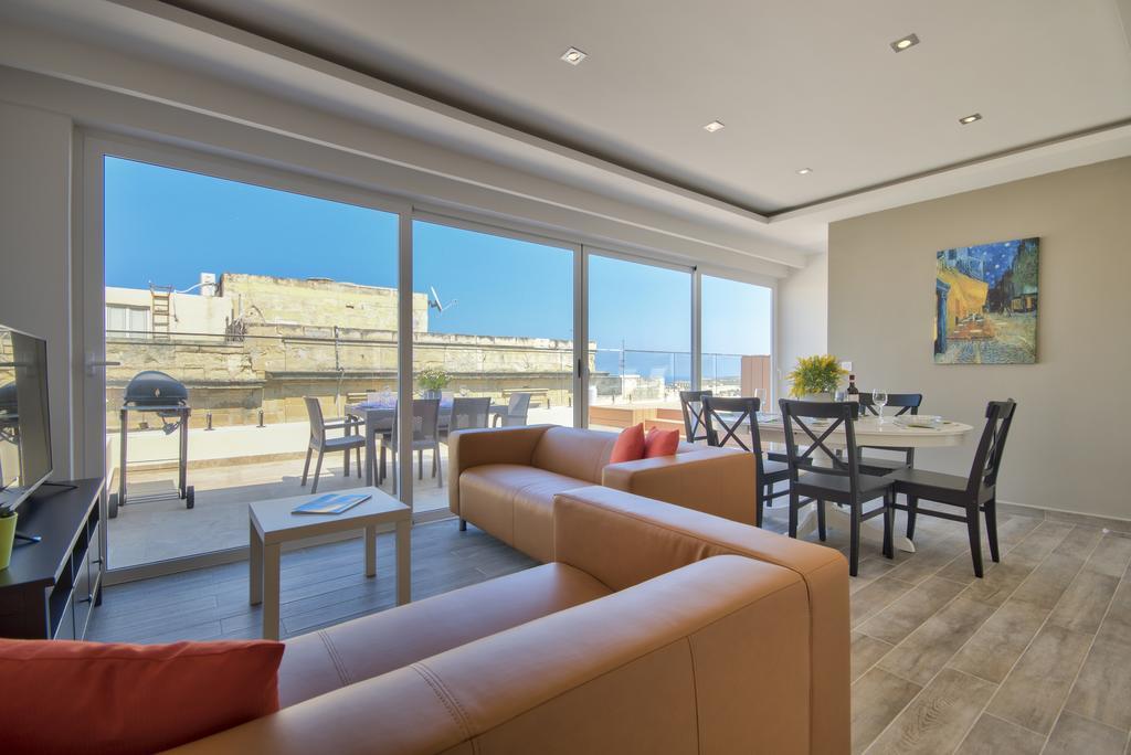 Valletta Luxe 3-Bedroom Duplex Penthouse With Sea View Terrace And Jacuzzi Eksteriør bilde