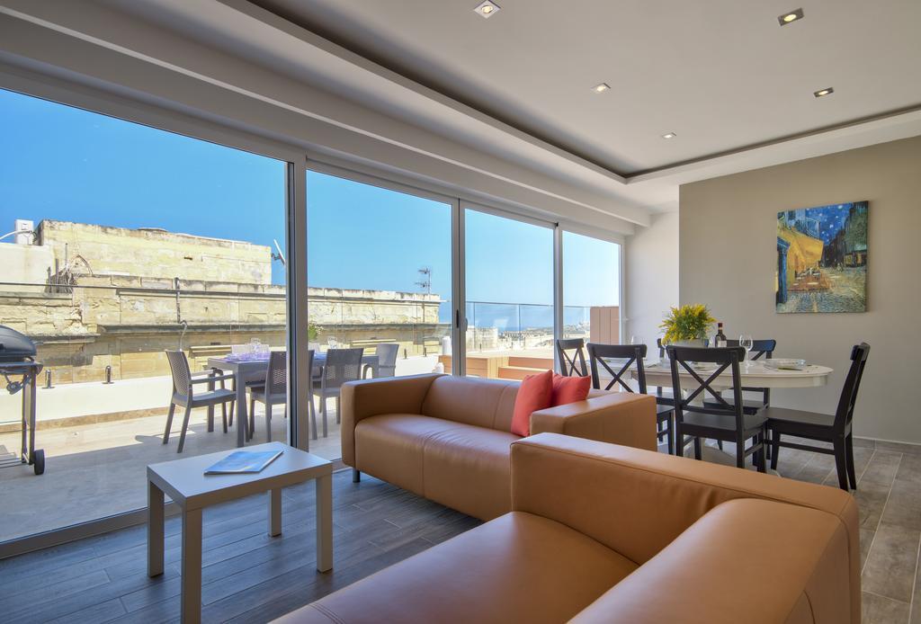 Valletta Luxe 3-Bedroom Duplex Penthouse With Sea View Terrace And Jacuzzi Eksteriør bilde